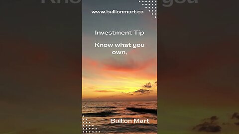 Investment Tip - Bullion Mart