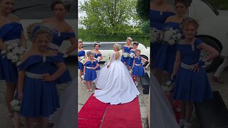 Bridal party team blue