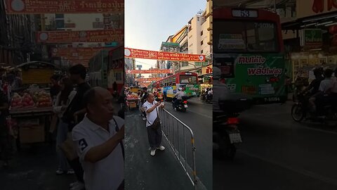 Chinese New Year Bangkok Thailand Chinatown 🇹🇭 #shorts #Bangkok #thailand #tet #chinesenewyear