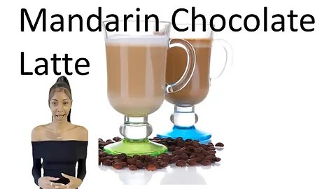 Make Your Own Delicious Mandarin Chocolate Latte At Home #shorts #espresso #coffeerecipe #milk