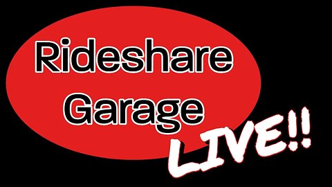 Rideshare Garage LIVE Stream | Uber Driver Lyft Driver