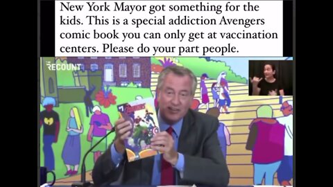 New York mayor coercing kids to get the vaccine