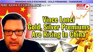 Vince Lanci: Gold, Silver Premiums Are Rising In China