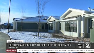 Senior care facility to open end of December
