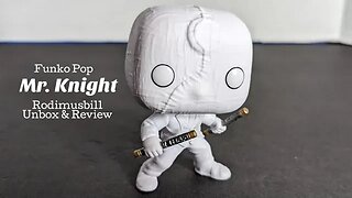 Pop! Funko Mr Knight Marvel Studios Moon Knight Figure (#1048) - Rodimusbill Unboxing & Review