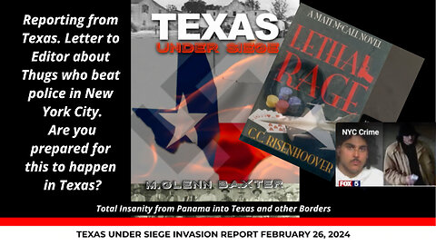 A Patriotic Texan response to NYC Police attacked migrant gang thugs!