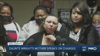 Duante Wright's mother speaks out about charges on officer