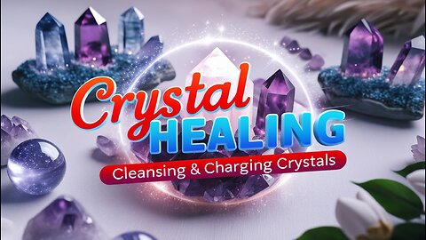 ✨ Crystal Healing Meditation Music | Cleansing & Charging Crystals ✨