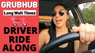 Grubhub Driver Ride Along Food Delivery | 8 Hour Shift | Popeyes 20 Min. Wait!!! | Part 2