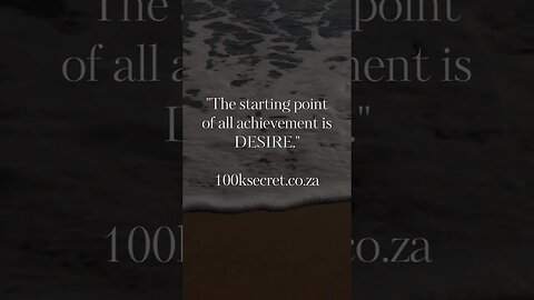 The starting point is Desire. #shorts