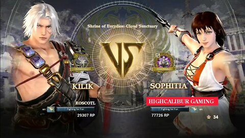 SoulCalibur VI: Sophitia vs. Kilik (ROSCOTL)