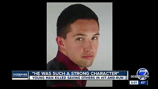 Family of young man killed in Aurora hit-and-run says he died saving others