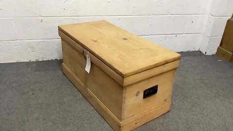 Victorian Pine Flat Top Carpenters / Instrument Box (W4451B) @PinefindersCoUk