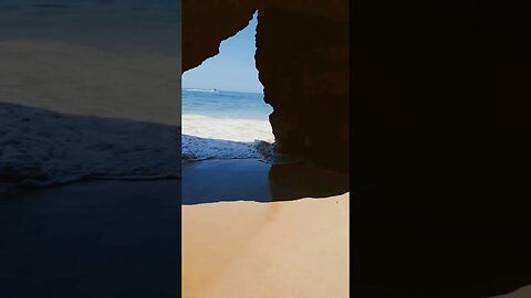 Europe beach cave