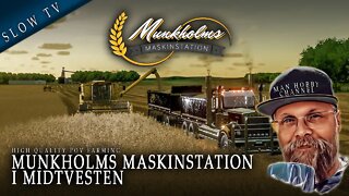 🚜🚛🌽🐮🐄🌲 Farming Simulator Munkholms Maskinstation - Midtvesten - Del 17🌲🐄🐮🌽🚛🚜