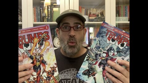 BoomerCast - One Minute Comic Review featuring Trumps Issue 1 and 2 from Silverline Comics!