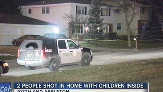 2 people shot in home with children inside