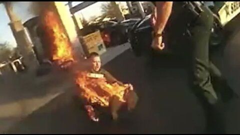 Officer Lights Suspect on Fire With Taser