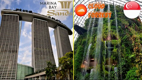 Exploring Marina Bay Sands & the Enchanting Cloud Forest in Singapore 🇸🇬