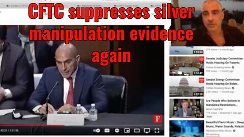 CFTC suppresses silver manipulation evidence again