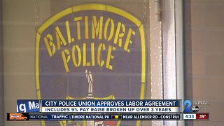 Baltimore police union votes to accept proposed labor contract
