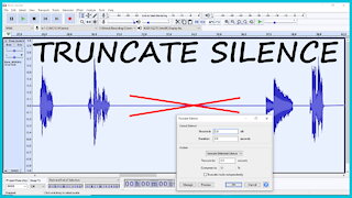 Audacity: Remove Silence in Audio using Truncate Silence