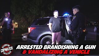 Arrested for Brandishing Gun & Vandalizing Vehicle Over Parking Dispute | Copwatch