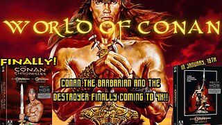 Conan the Barbarian FINALLY Coming to 4k In January!!