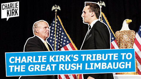 Charlie Kirk’s Tribute To The Great Rush Limbaugh