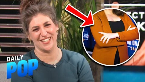 Mayim Bialik Addresses RE-WEARING OUTFIT on Jeopardy! | Daily Pop | E! News