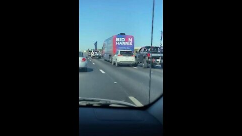 Operation Biden Bus Escort Duty on IH-35 in Texas - October 30th - Extended version