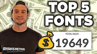 These 5 Fonts Helped Me Sell 10,000 Text-Only Shirts in 2022