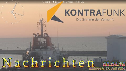 Nachrichten im Kontrafunk 17.07.2024 - 05:00 Uhr #glaubewenig, #hinterfragealles, #denkeselbst