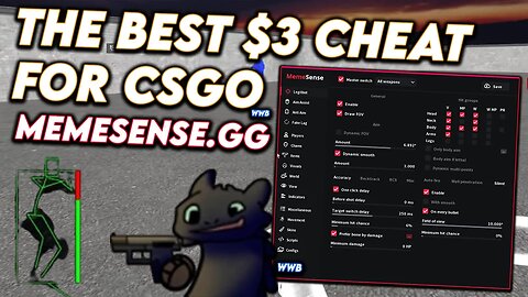 Memesense.gg [BEST $3 CSGO CHEAT] Legit & Semi Raging Cheat / Features Packed / Showcase & Review