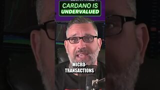 Cardano Is Very Undervalued, not for long...
