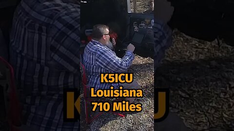 710 mile contact with K5ICU from park K-7370. #shorts #parksontheair #hamradio