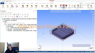 MASTERCAM - TOOL PATH CREATION PART 3 BASICS SERIES