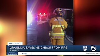 Chula Vista grandmother saves neighbor from burning home