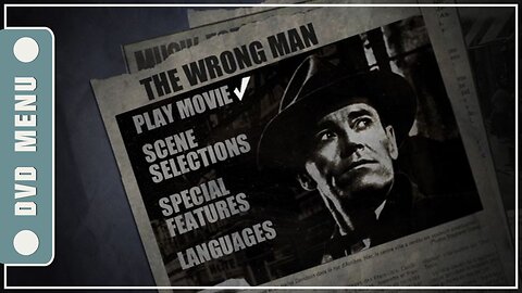 The Wrong Man - DVD Menu