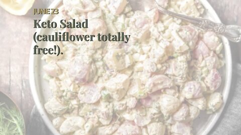 Keto Salad (cauliflower totally free!).