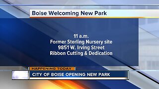 City of Boise opening new park