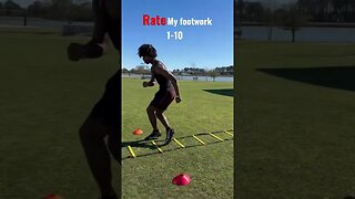 Rate My Footwork (Football Ladder Drills )