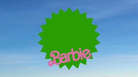 Barbie Green Screen Overlay Poster Motion Graphics 4K 30fps Copyright Free