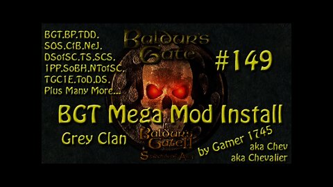 Let's Play Baldur's Gate Trilogy Mega Mod Part 149 - Grey Clan