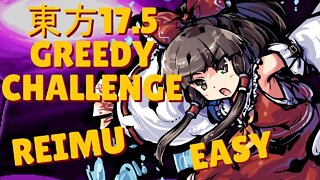 東方「17.5」Greedy Challenge, Reimu, Easy