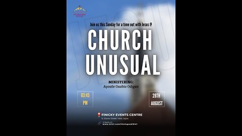 SUNDAY 2022-08-28 - THE NECESSITY OF LIVING BY FAITH - APOSTLE OSAIHIE ODIGWE