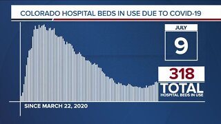 GRAPH: COVID-19 hospital beds in use as of July 9, 2020