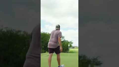 WORLD RECORD… kinda? Longest putt ever made with a foot-long hot dog! #shorts #viral #trending