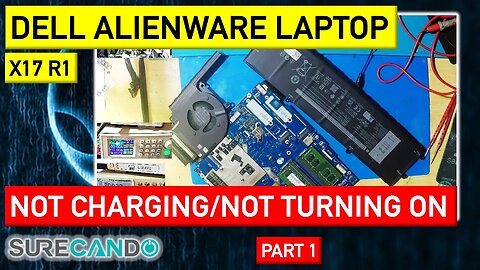 Alienware X17 R1 DEAD_! No Charge, No Power - Repair Mission Begins! (Part 1)
