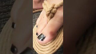Rope flip flop very cute but also painful